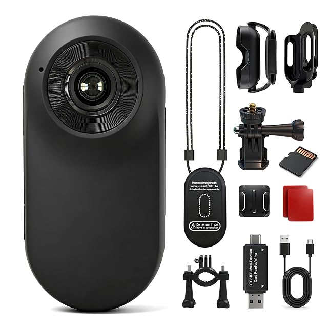 Mini caméra-piéton Frelisty DM100 avec pendentif magnétique