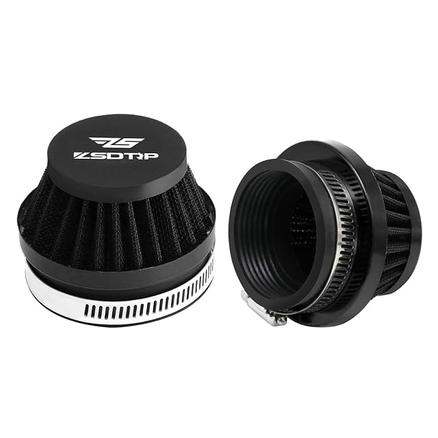 Paire de filtres à air ZSDTRP de 60 mm en aluminium