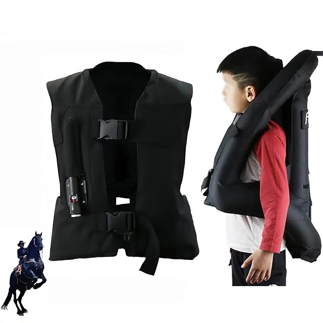Gilet airbag réglable Heerben noir