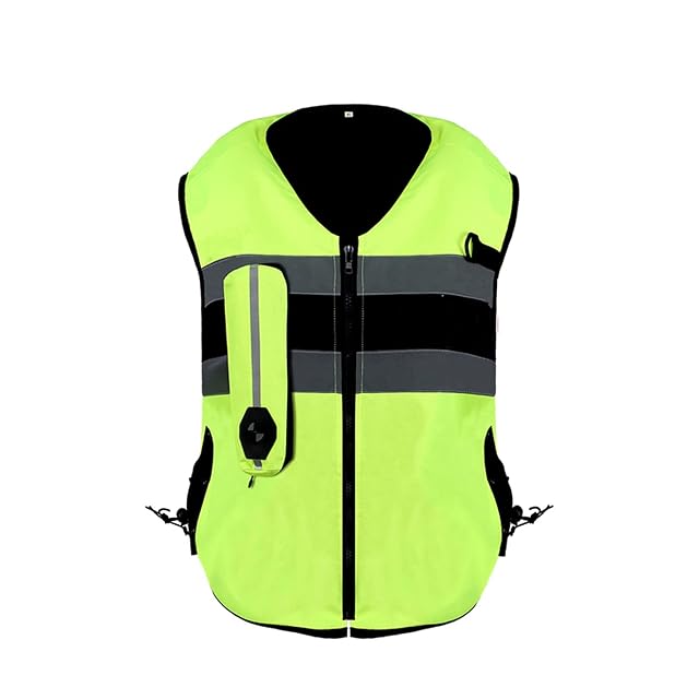 Gilet airbag réfléchissant YXYECEIPENO à déclenchement mécanique