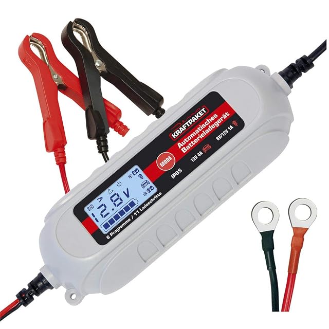 Chargeur de batterie Dino KRAFTPAKET 4 A avec afficheur