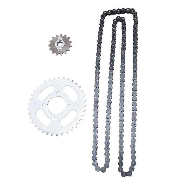 Kit chaîne et couronnes Akozon 420 pour quad et tout-terrain