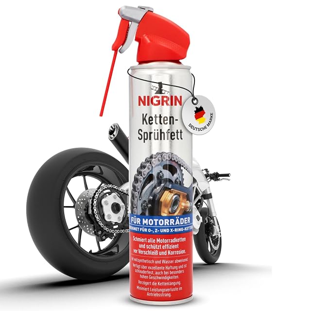 Aérosol de graisse de chaîne céramique NIGRIN, 400 ml