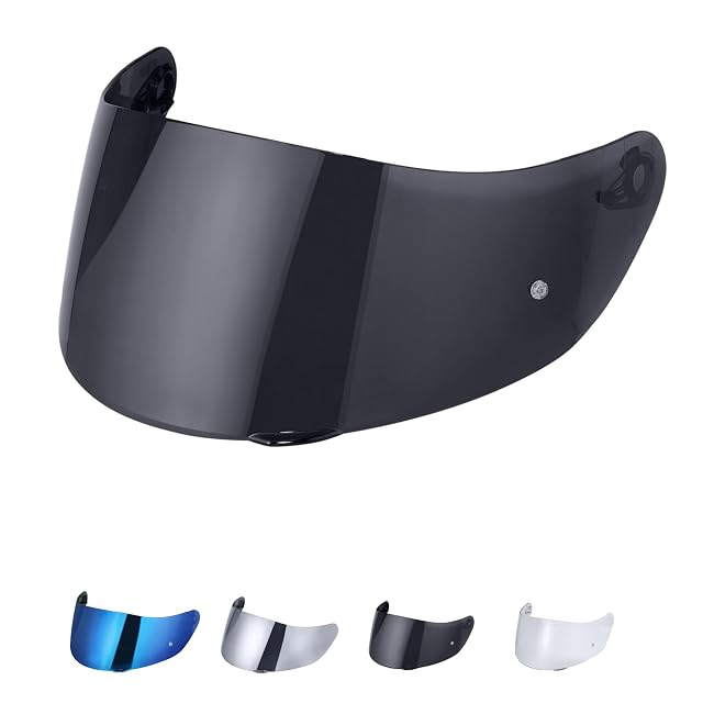 Écran de remplacement JQF Gear pour casque AGV en finition chrome