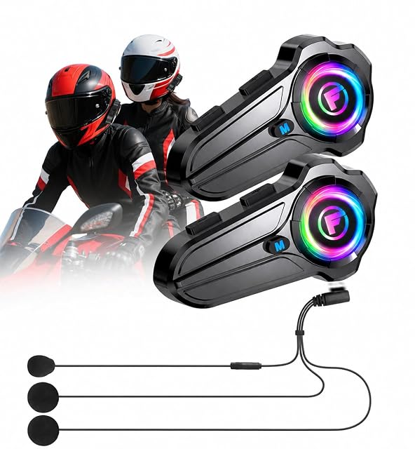 Paire d’intercoms MidingChai F10Pro avec éclairage RGB