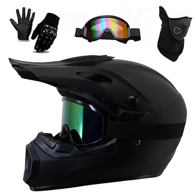 Casque tout-terrain GDAONUDK avec masque, gants et cagoule