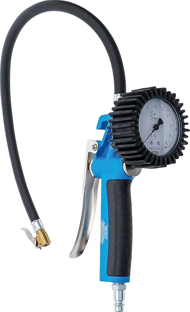 Pistolet de gonflage à air comprimé BGS 55410 à manomètre étalonné
