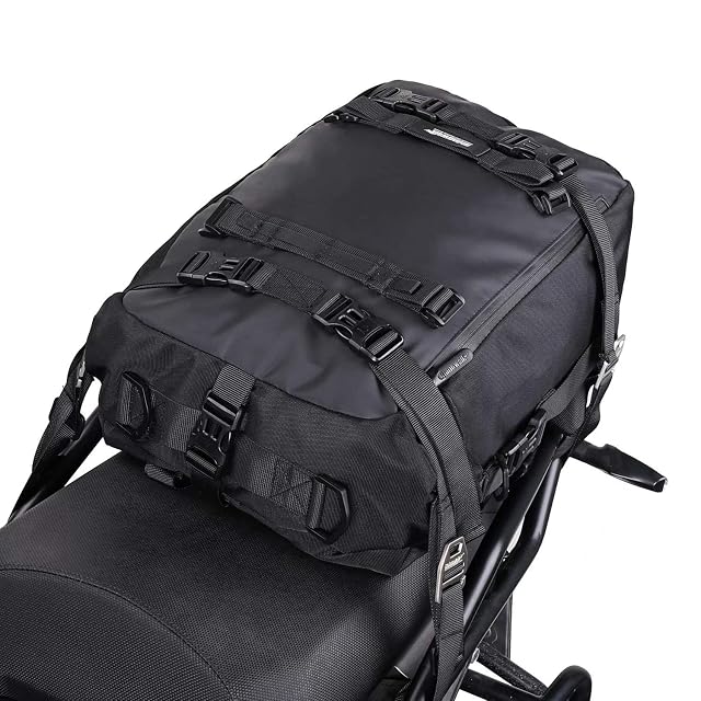 Sacoche moto modulaire Rhinowalk de 20 L, noire