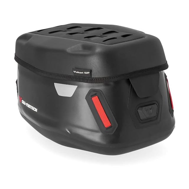 Sacoche de réservoir SW-Motech Yukon WP sur sa couronne Quick-Lock
