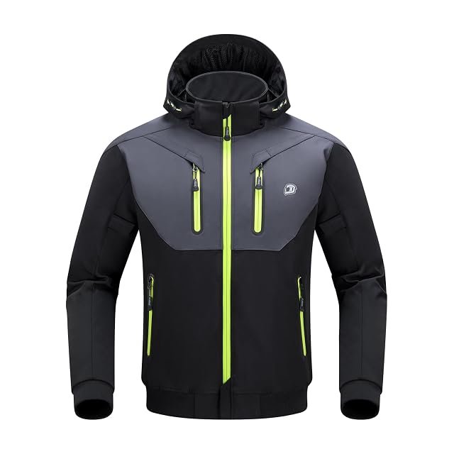 Blouson de moto textile BORLENI JK007, vue de face