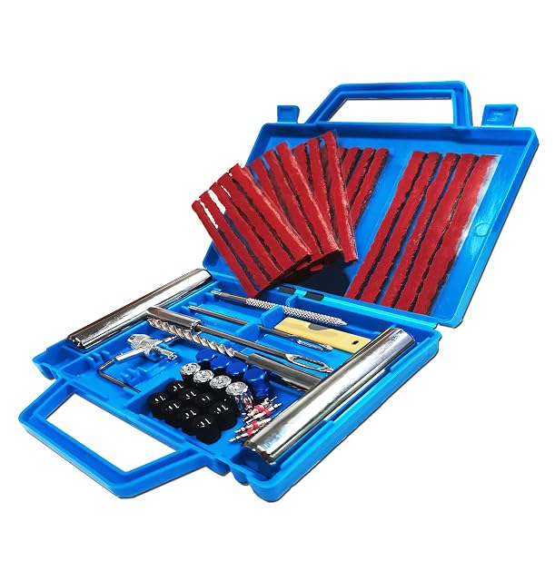 Trousse de réparation de pneu HYHJMISTY de 53 pièces avec sa boîte