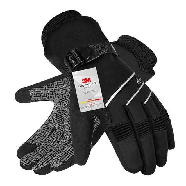 Gant d’hiver BIKINGMOREOK en Thinsulate, dos de la main
